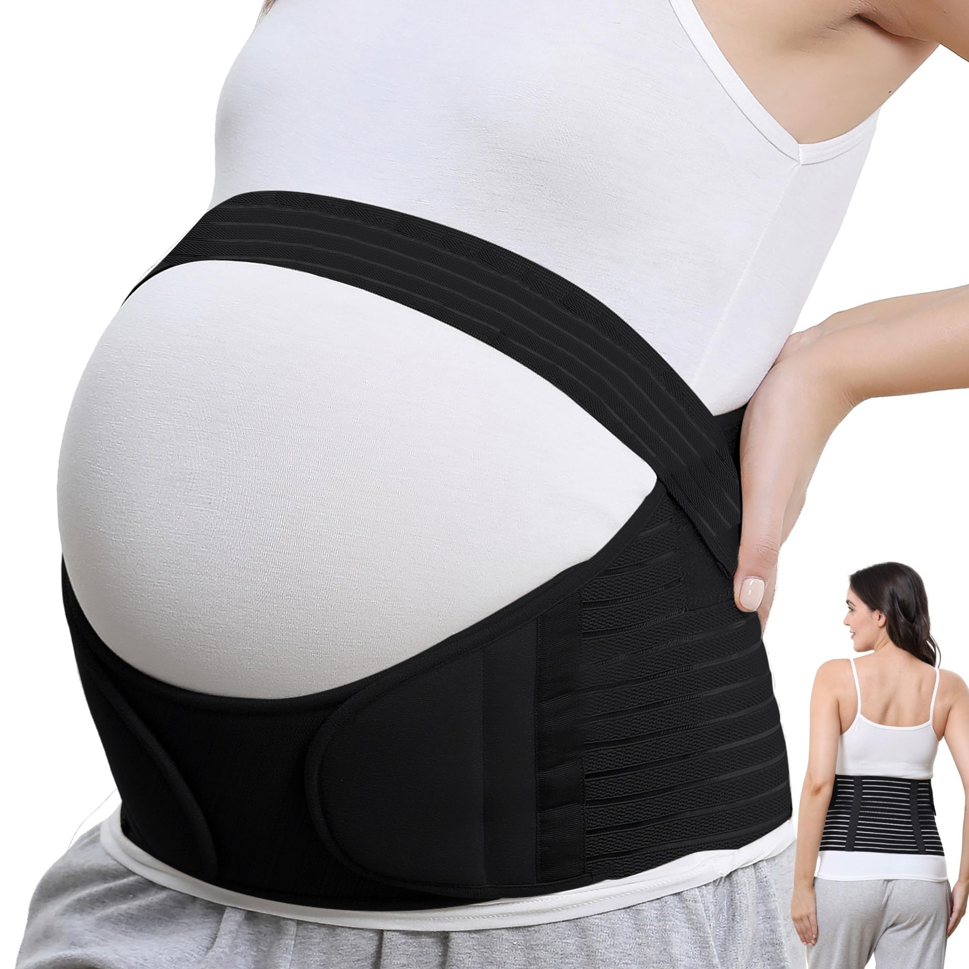 Elastic And Breathable Adjustable Pregnant Abdominal Support Belt Elastic And Breathable Adjustable Pregnant Abdominal Support Belt